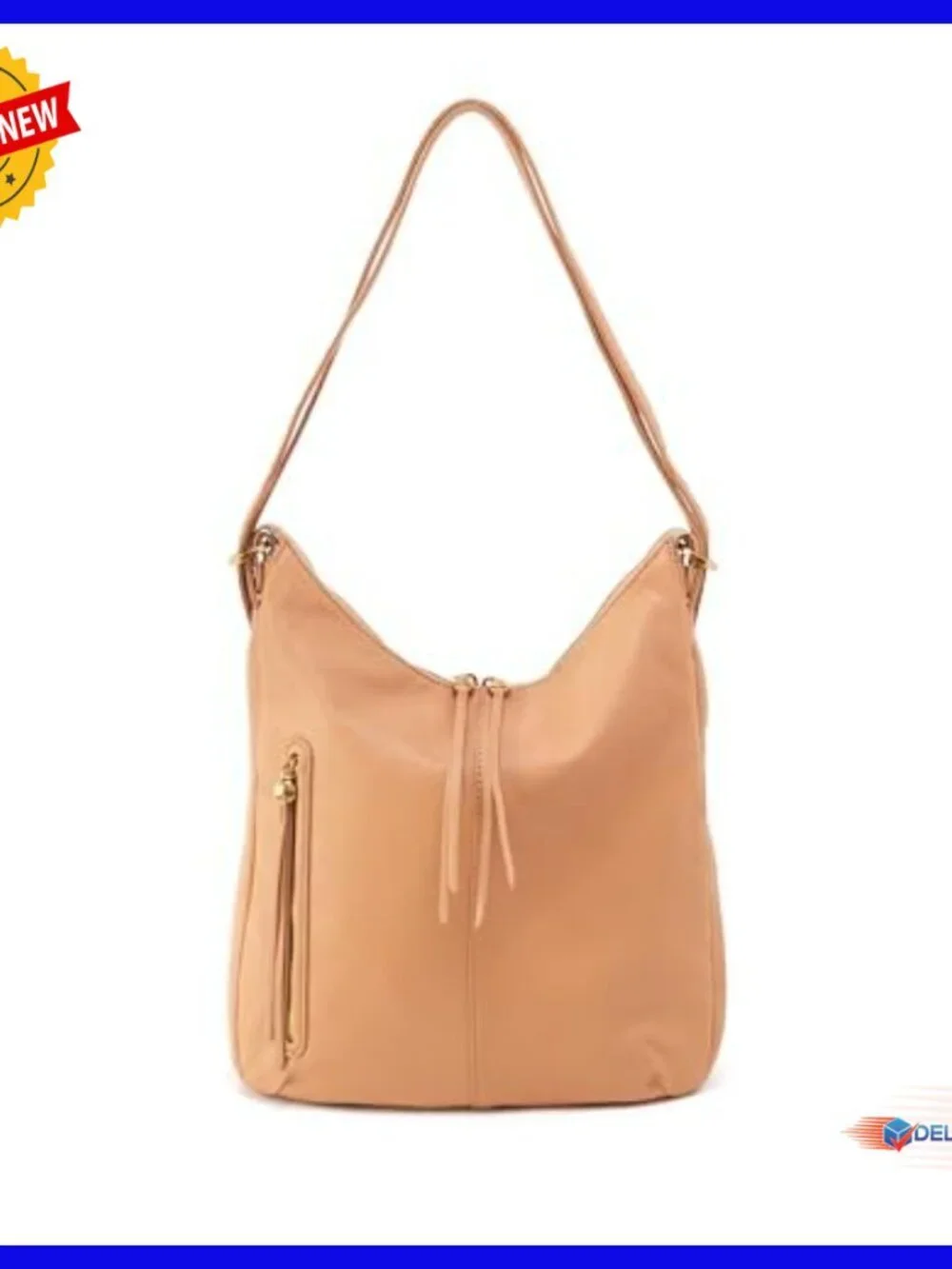Leather Backpack Convertible to Shoulder Bag, Spacious for Travel Essentials